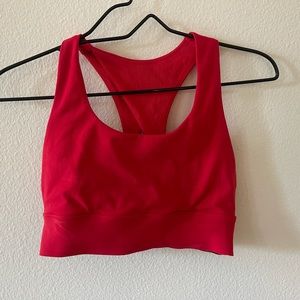 Fire Truck RED Lorna Jane Workout Bra Top Size Small